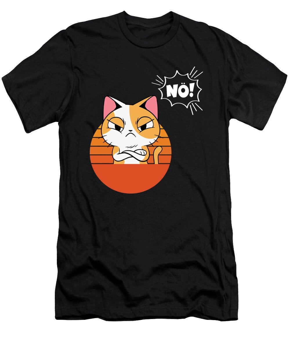 Offended Cat Gift David Schuele Art T-Shirt