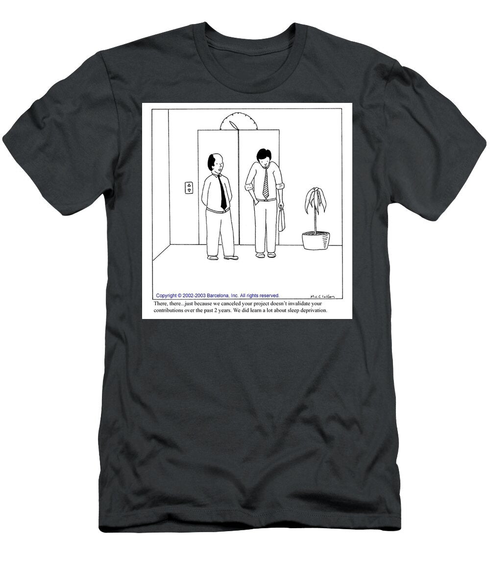 Office Elevator Encounter Alan Mcclellan T-Shirt