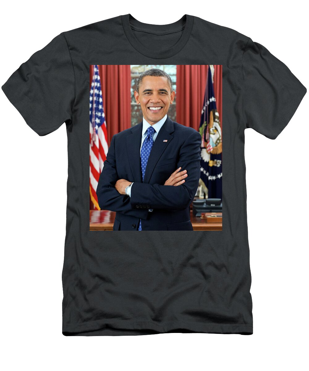 Official Portrait of President Barack Obama Official White House Photo T-Shirt