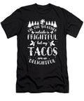 Oh the Weather Outside Is Frightful Funny Taco Lover Noirty Designs T-Shirt