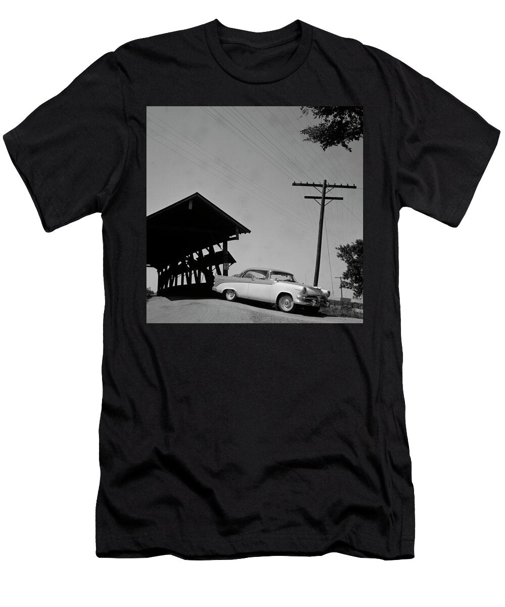 Ohio Wooden Covered Bridge Brid200 00110 Kevin Russell T-Shirt
