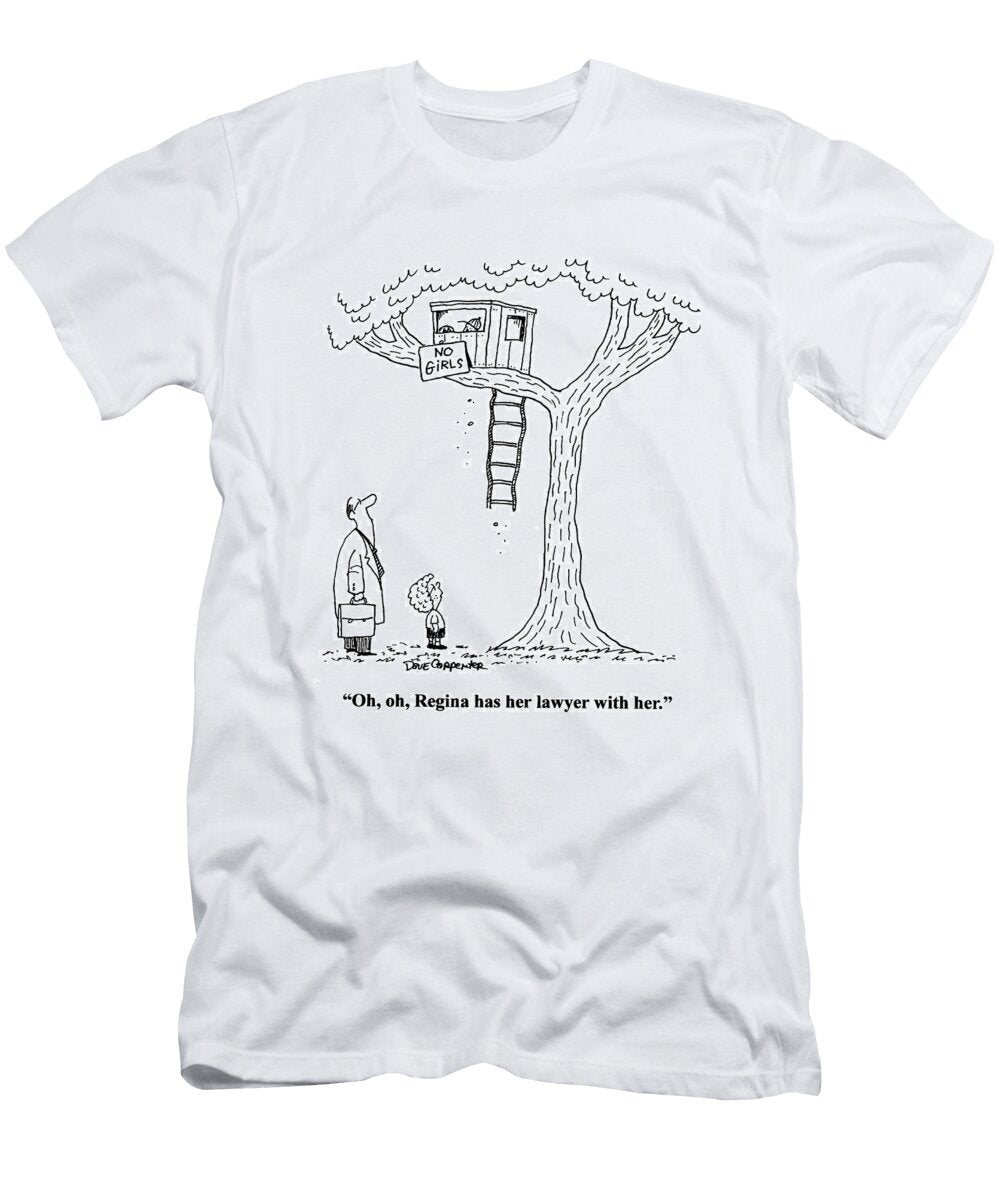 Ohoh Regina Has Her Lawyer with Dave Carpenter No Index T-Shirt