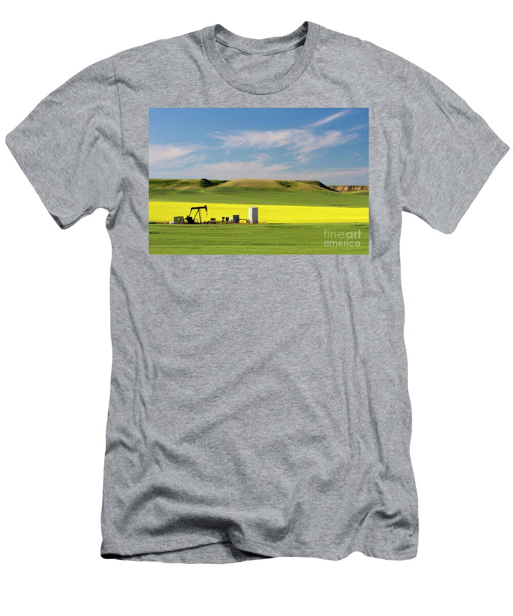 Oil and Gas Petroleum Pumpjack Alberta Kevin Miller T-Shirt