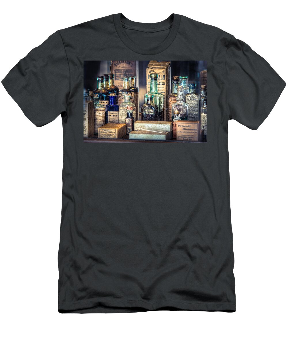 Ointments Tonics and Potions a 19th Century Apothecary Gary Heller T-Shirt
