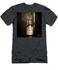 Old Fashion Methylene Iodide Bottle Lab Work Square Sepia Paul Ward T-Shirt