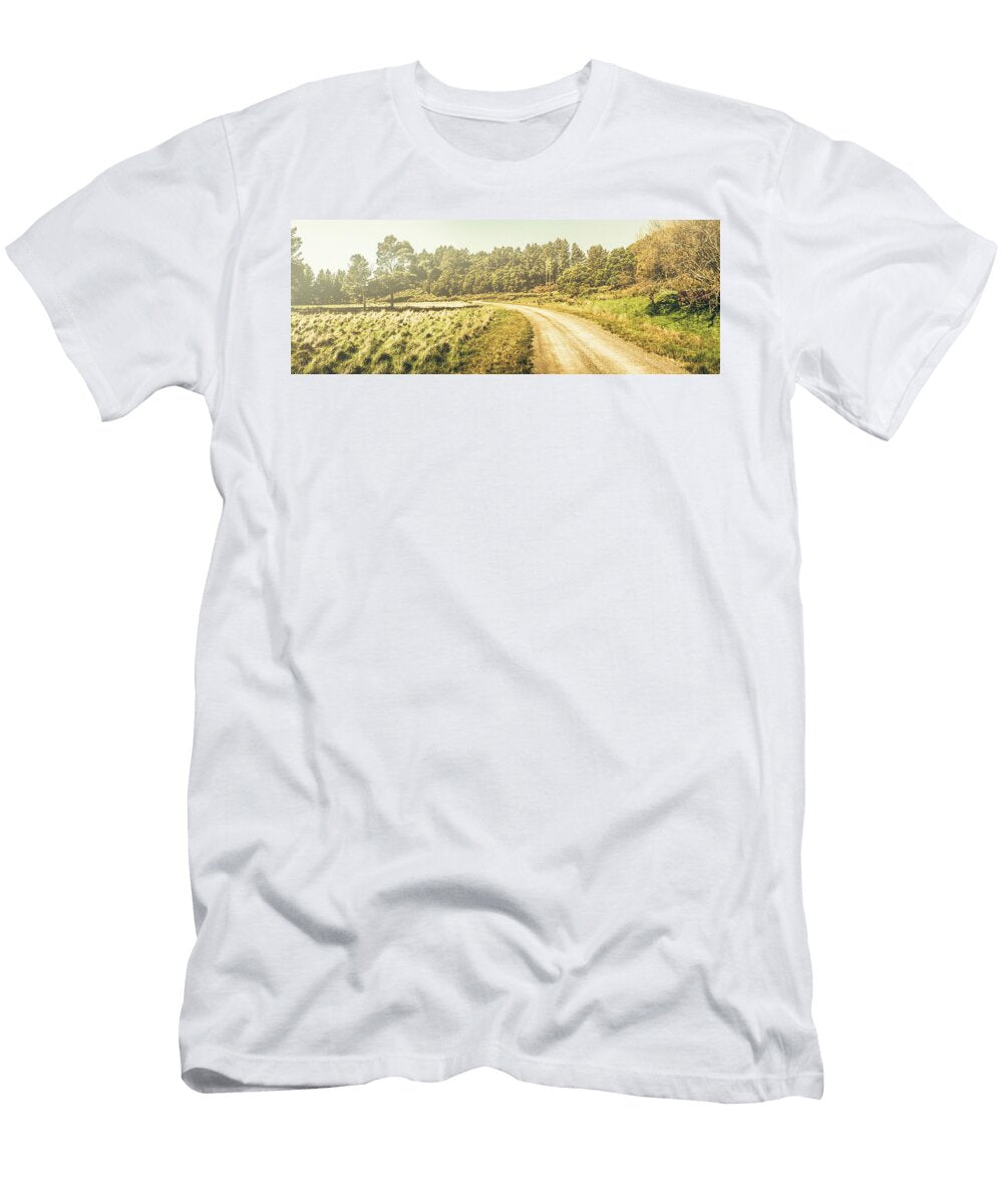 Old Fashioned Country Lane Jorgo Photography Wall Art Gallery T-Shirt