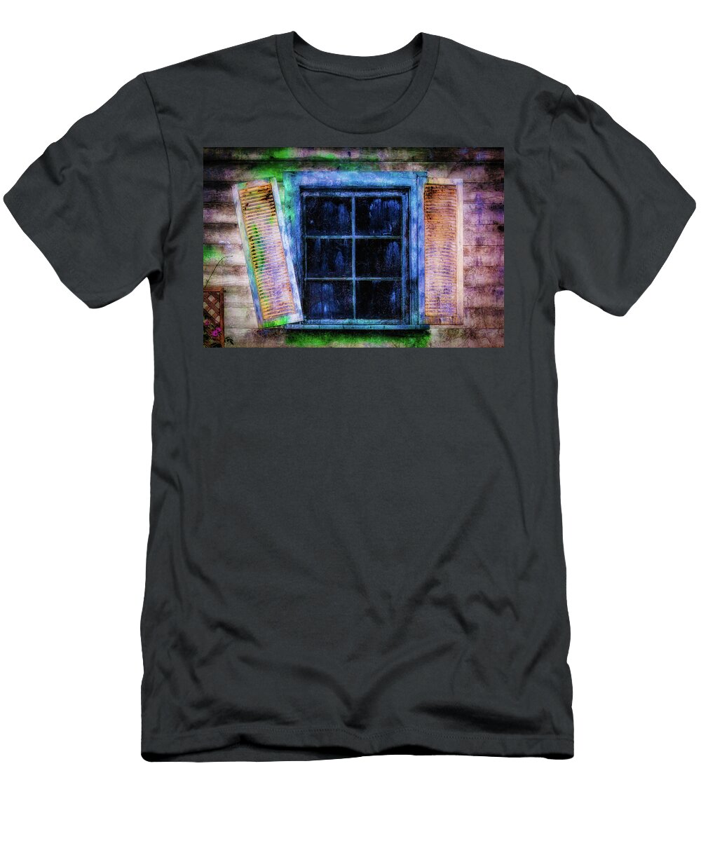 Old Huanted House Window Garry Gay T-Shirt