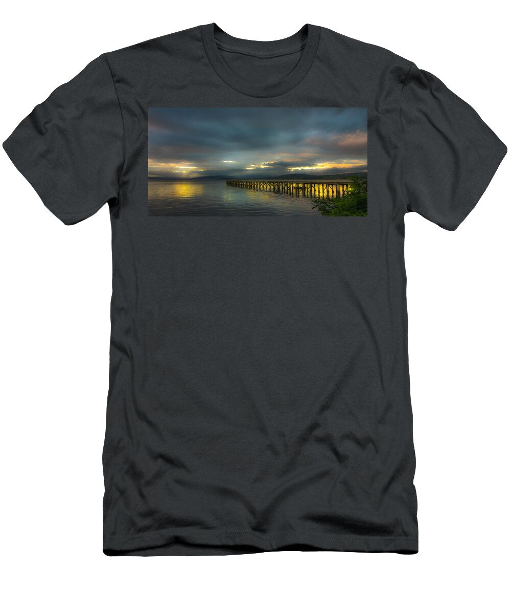 Old Jetty At Newark Castle Port Glasgow Tylie Duff T-Shirt