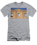 Old Limestone School Gymnasium with Blue Sky Robert D Brozek T-Shirt