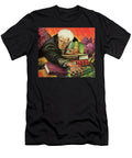 Old Man Clutching Books Csa Images T-Shirt