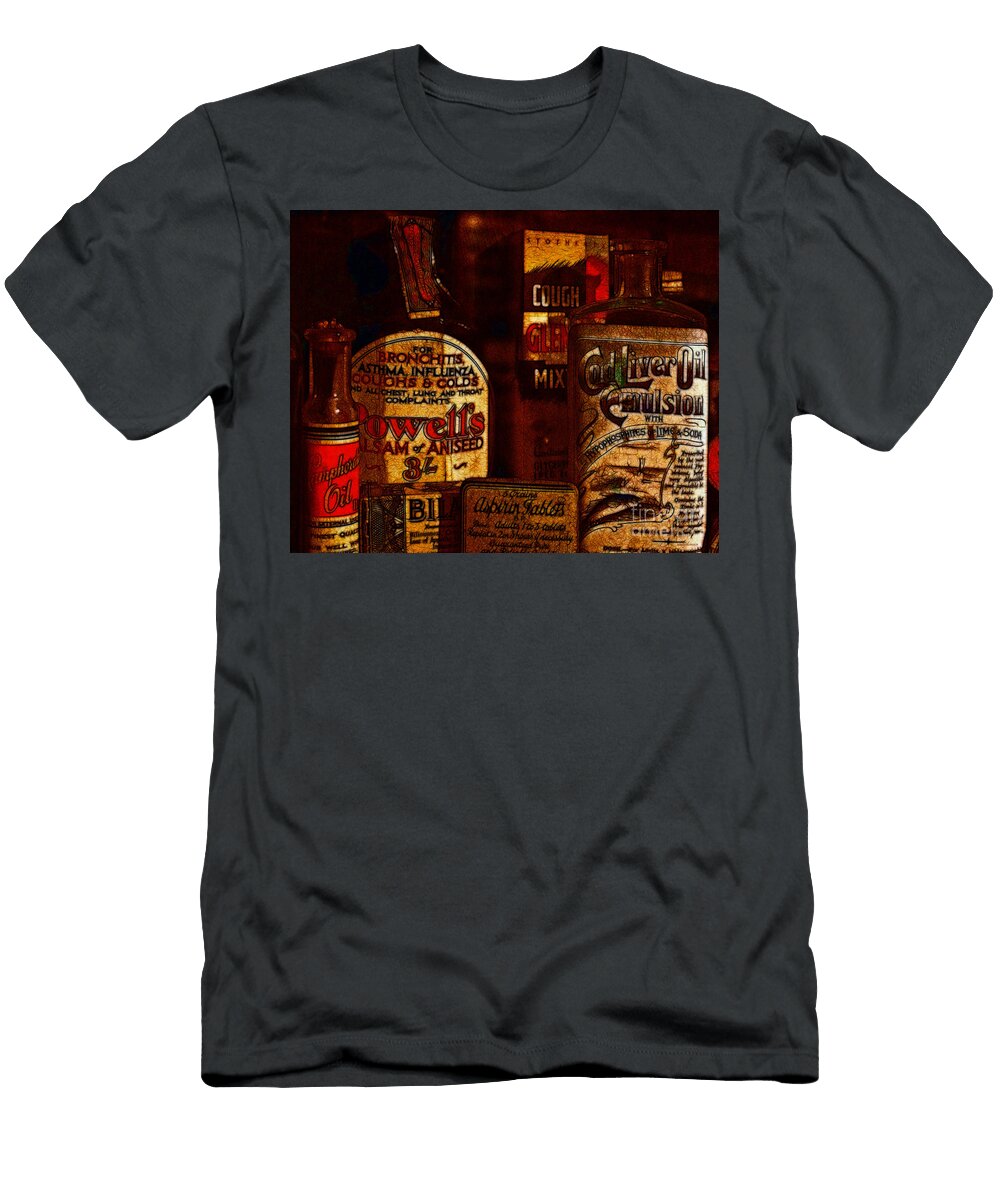 Old Pharmacy Bottles 20130118 V2b Wingsdomain Art and Photography T-Shirt
