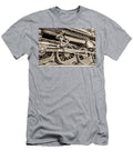 Old Steam Locomotive Wheel and Rods Alex Grichenko T-Shirt