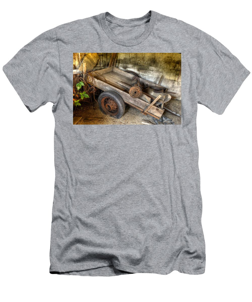 Old Wagon in the Barn Geoffrey Coelho T-Shirt