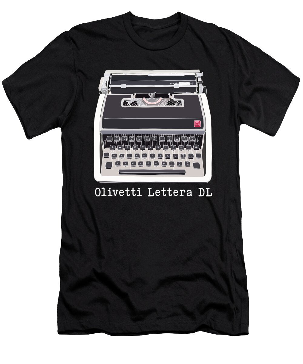 Olivetti Lettera Dl Color Drawing Lance Gambis Art T-Shirt