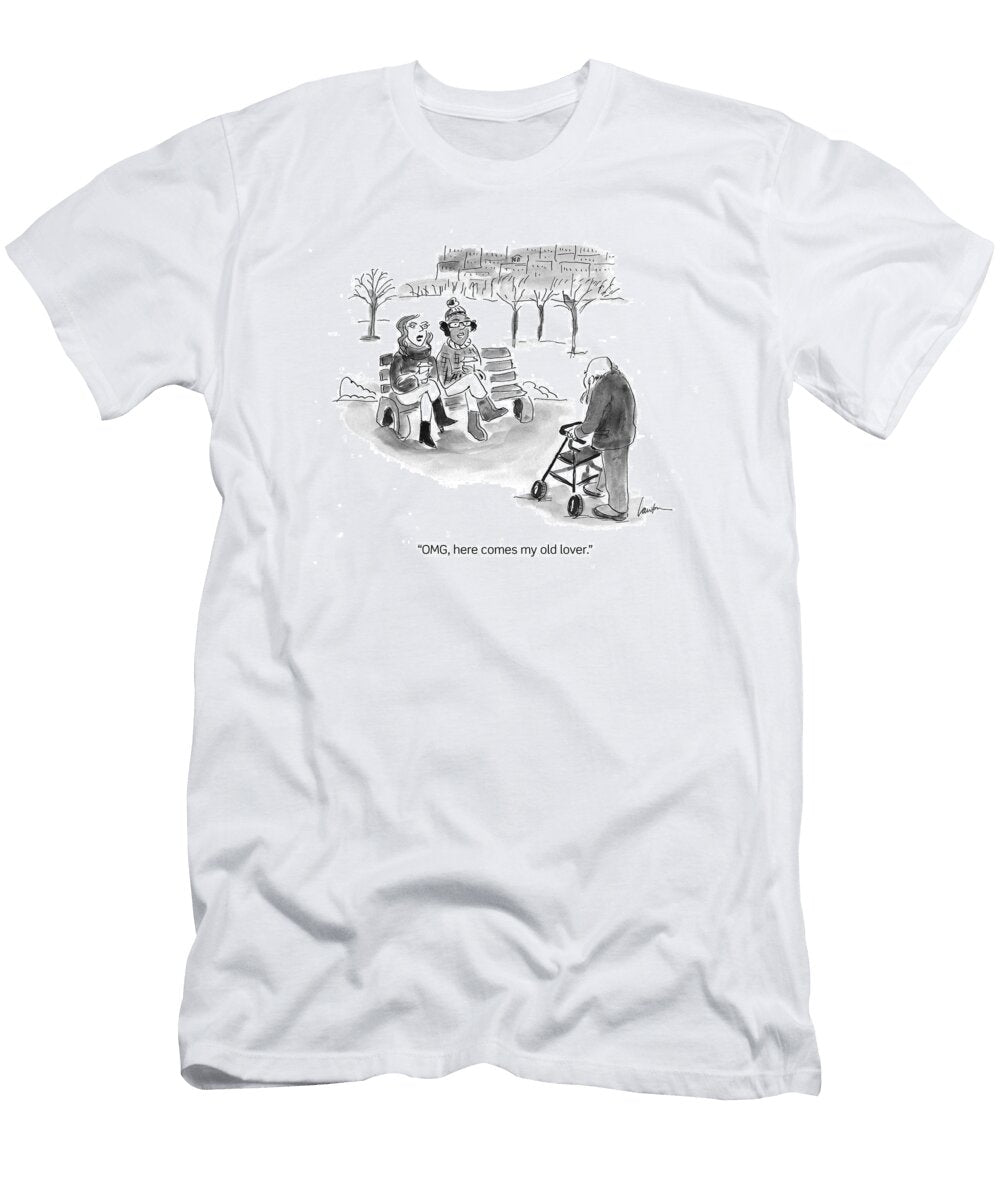 Omg Here Comes My Old Lover Mary Lawton No Index T-Shirt