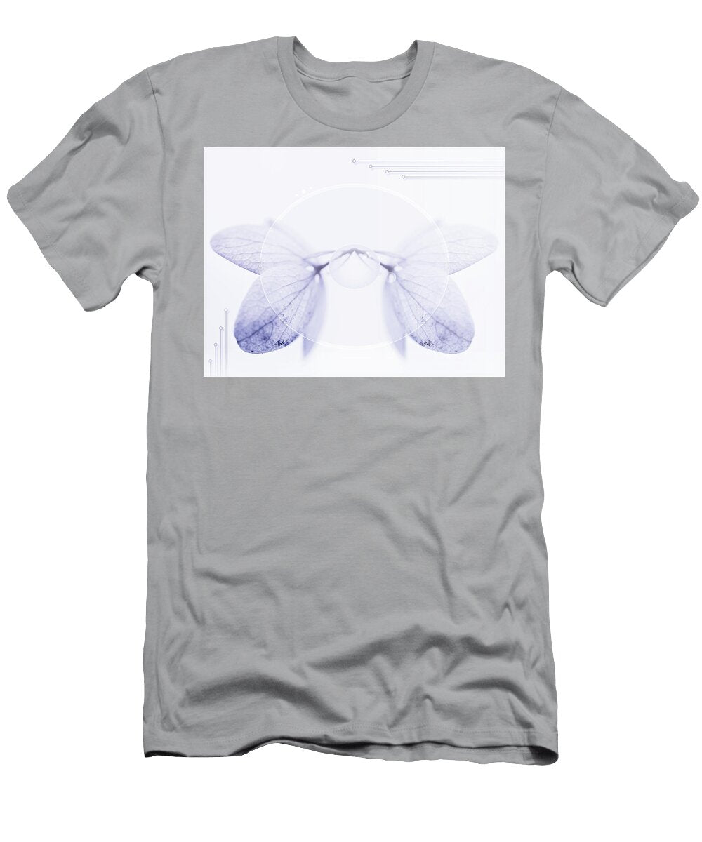 On the Precipice Purple Sci Fi Mode Matthew Blum T-Shirt