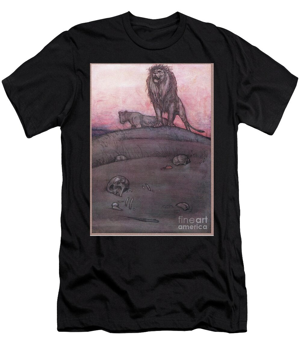 On the Sand Drift on the Veldt Side William Heath Robinson T-Shirt