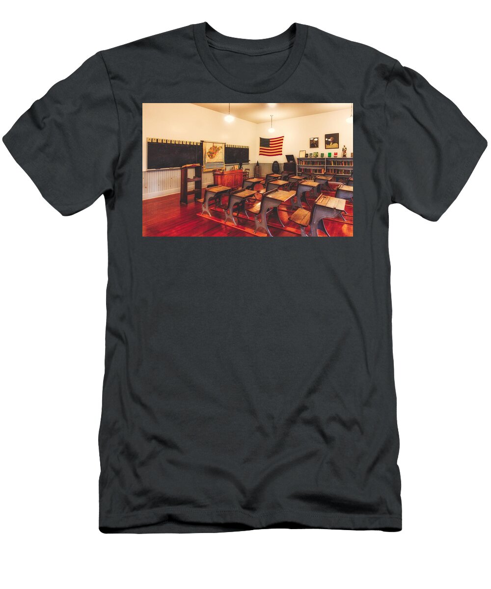 One Room Schoolhouse Library of Congress T-Shirt