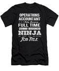 Operations Accountant Ninja Job Gift Item Shi Hu Kang T-Shirt