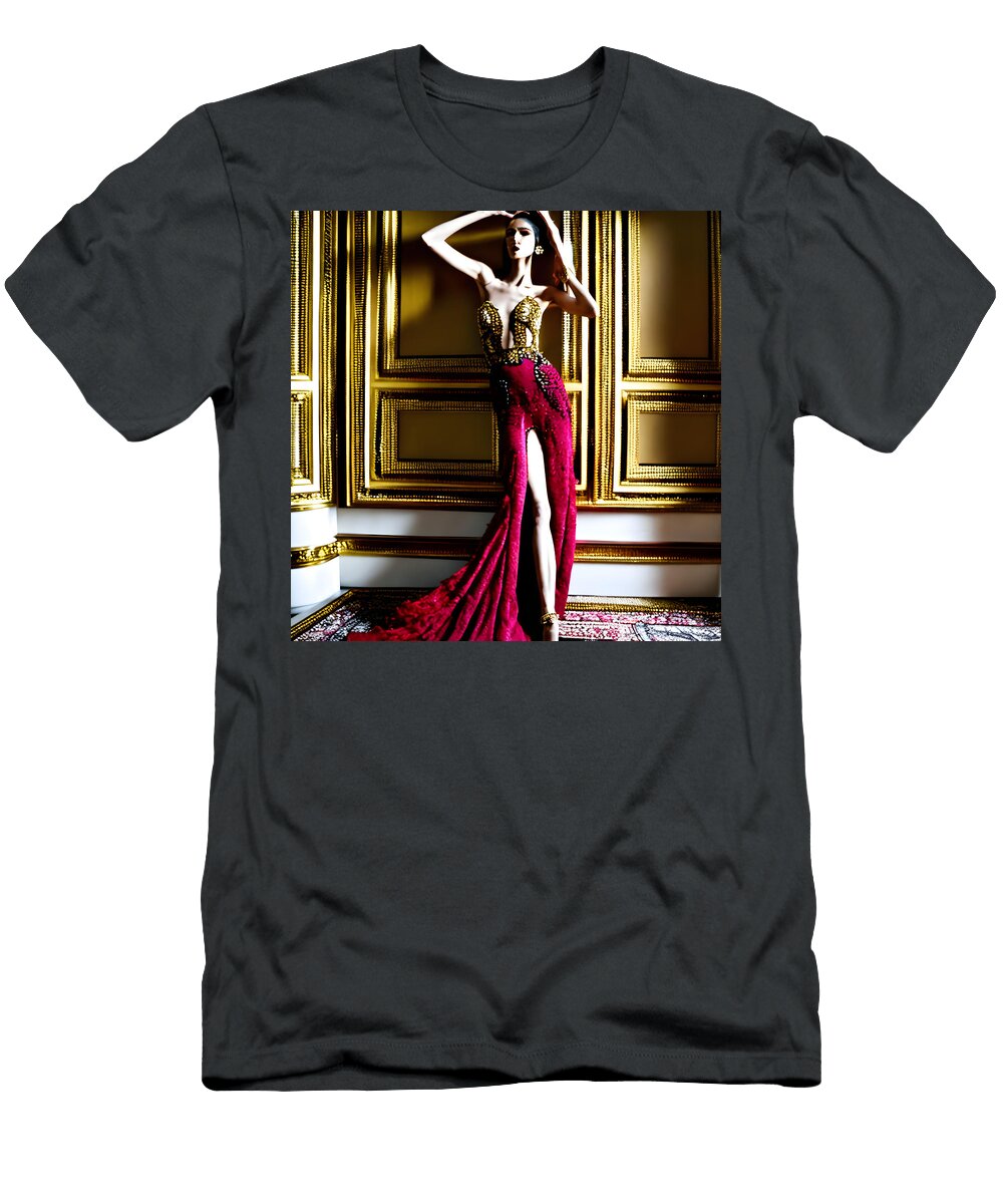 Opulent Elegance Evan Brown T-Shirt
