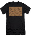 Orange and Black Cube Geometric Shape Pattern Petite Pattern Minimal Graphic Designs T-Shirt