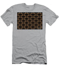 Orange and Black Stripe Chevron Pattern Petite Pattern Minimal Graphic Designs T-Shirt