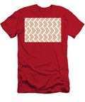 Orange and White Chevron Rhombus Arrow Pattern Petite Pattern Minimal Graphic Designs T-Shirt