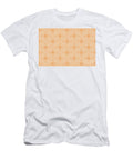 Orange and White Modern Stripe Cube Tile Pattern 2 Pairs De 2022 Popular Color Market Melon De5199 Petite Pattern Minimal Graphic Designs T-Shirt