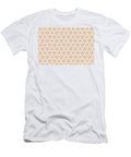 Orange and White Tessellation Line Pattern 32 Pairs De 2022 Trending Color Adobe South Dec709 Petite Pattern Minimal Graphic Designs T-Shirt
