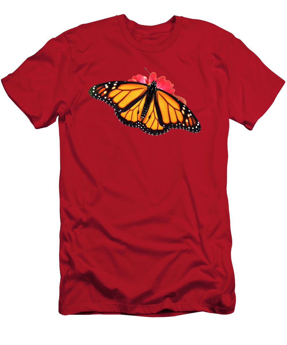 Orange Drift Monarch Butterfly Christina Rollo T-Shirt