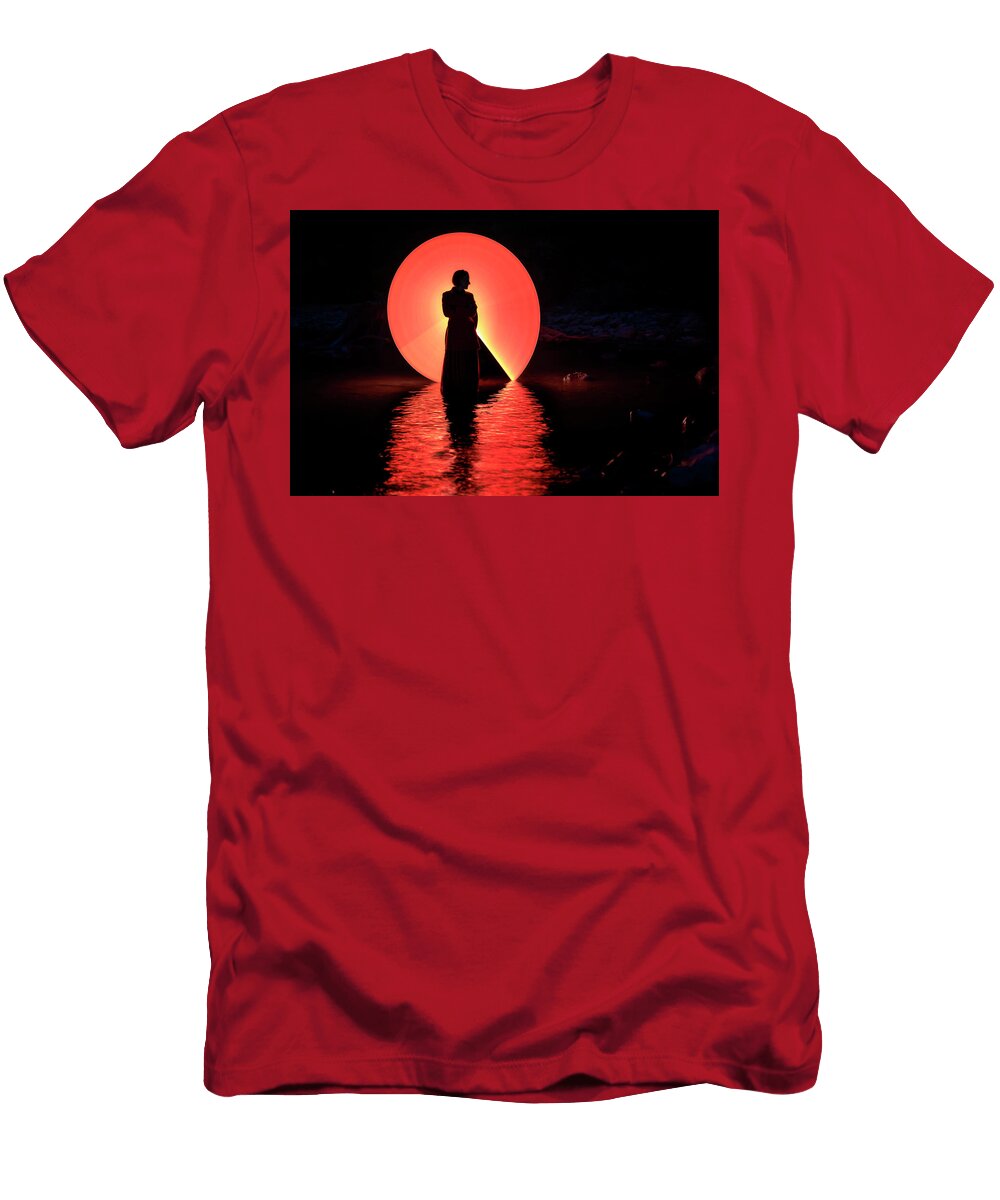 Orange Pacman Wes and Dotty Weber T-Shirt