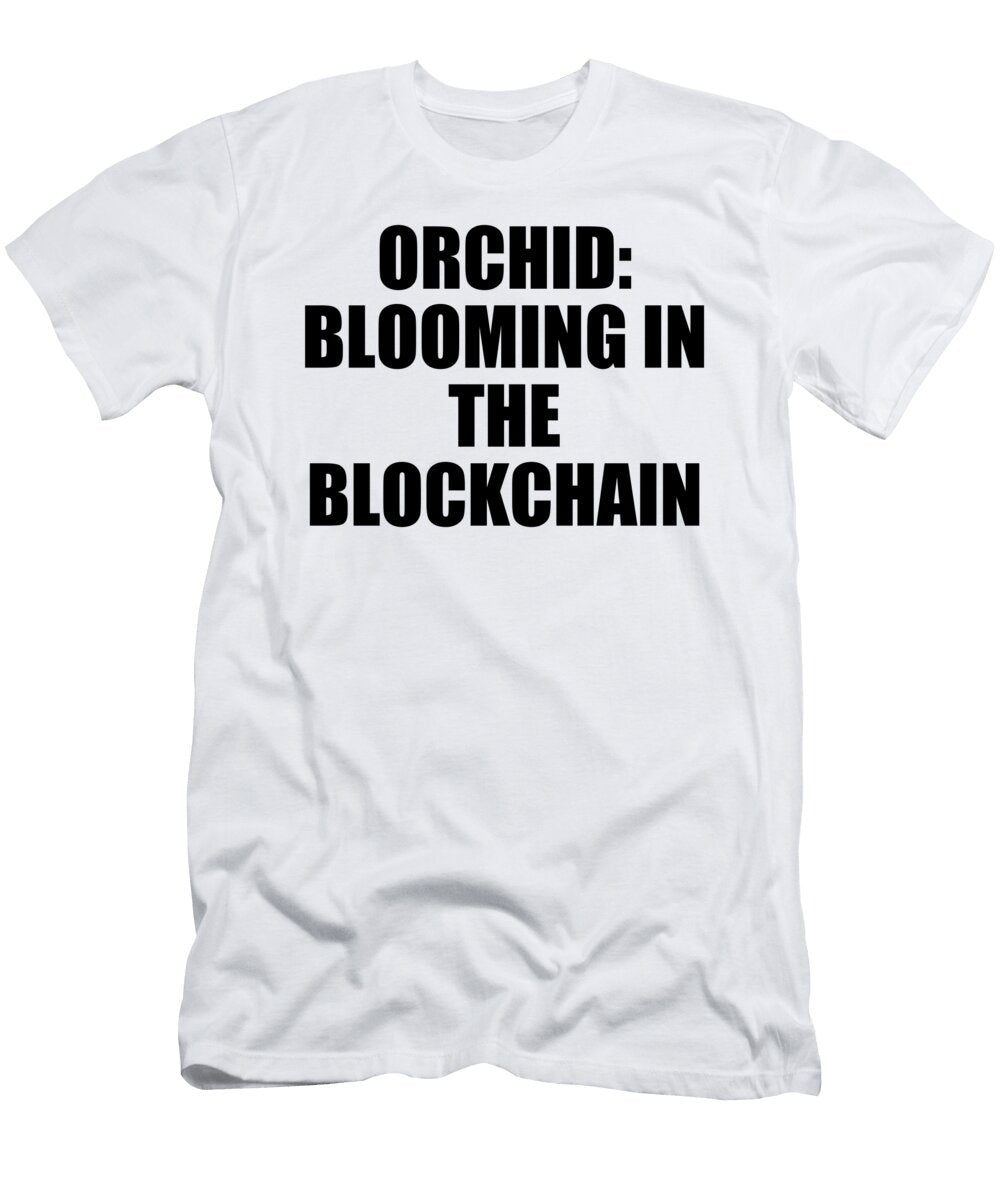 Orchid Blooming in the Blockchain Jeff Creation T-Shirt