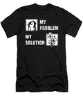 Orchid Lover My Problem My Pictogram Dad Mom Tshirtconcepts Marvin Poppe T-Shirt