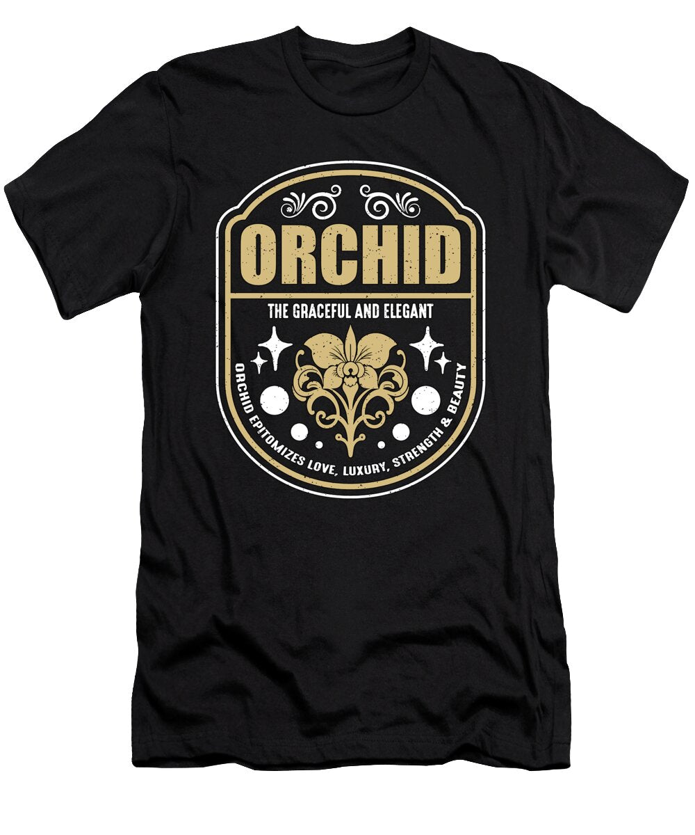 Orchid the Graceful and Elegant Orchid Gardening Tshirtconcepts Marvin Poppe T-Shirt