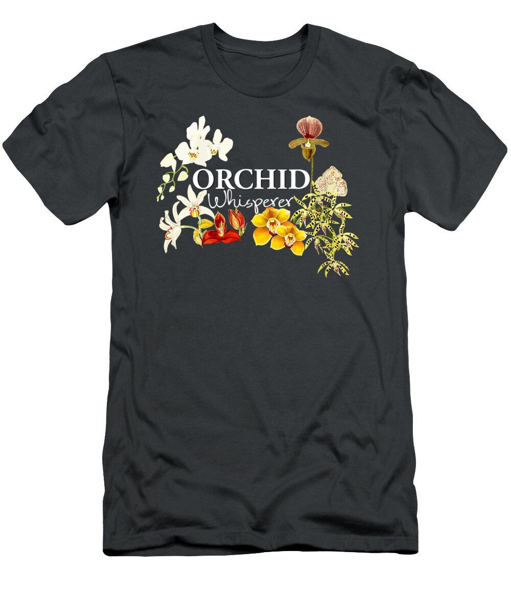 Orchid Whisperer I Love Orchids Orchid Grower Yoan Danika T-Shirt