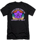 Orchids a Purple Orchid Stands Retro Horticulture Tshirtconcepts Marvin Poppe T-Shirt
