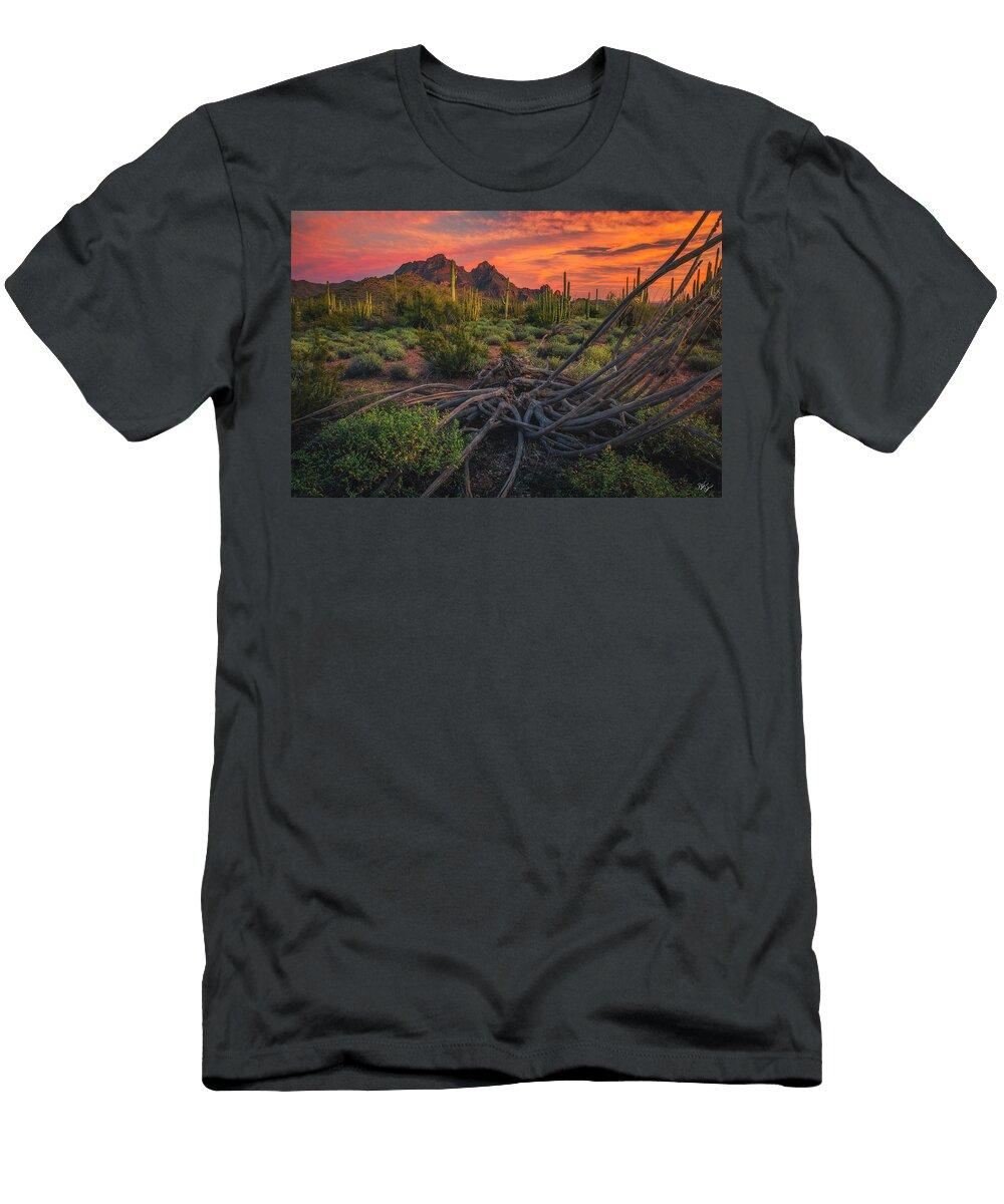 Organ Pipe Sunset Peter Coskun T-Shirt