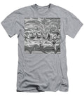 Organic Abstract Swirls and Curves Decorative Gray Art Vi Irina Sztukowski T-Shirt
