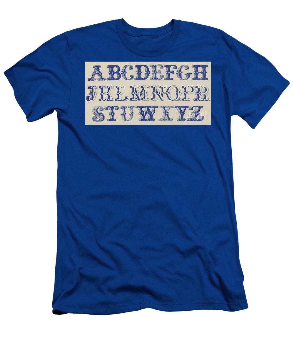Ornamental Font English School T-Shirt