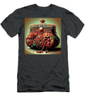 Ornate Romanticism Style Purse Liquid Color Effect Rose Santuci Sofranko T-Shirt