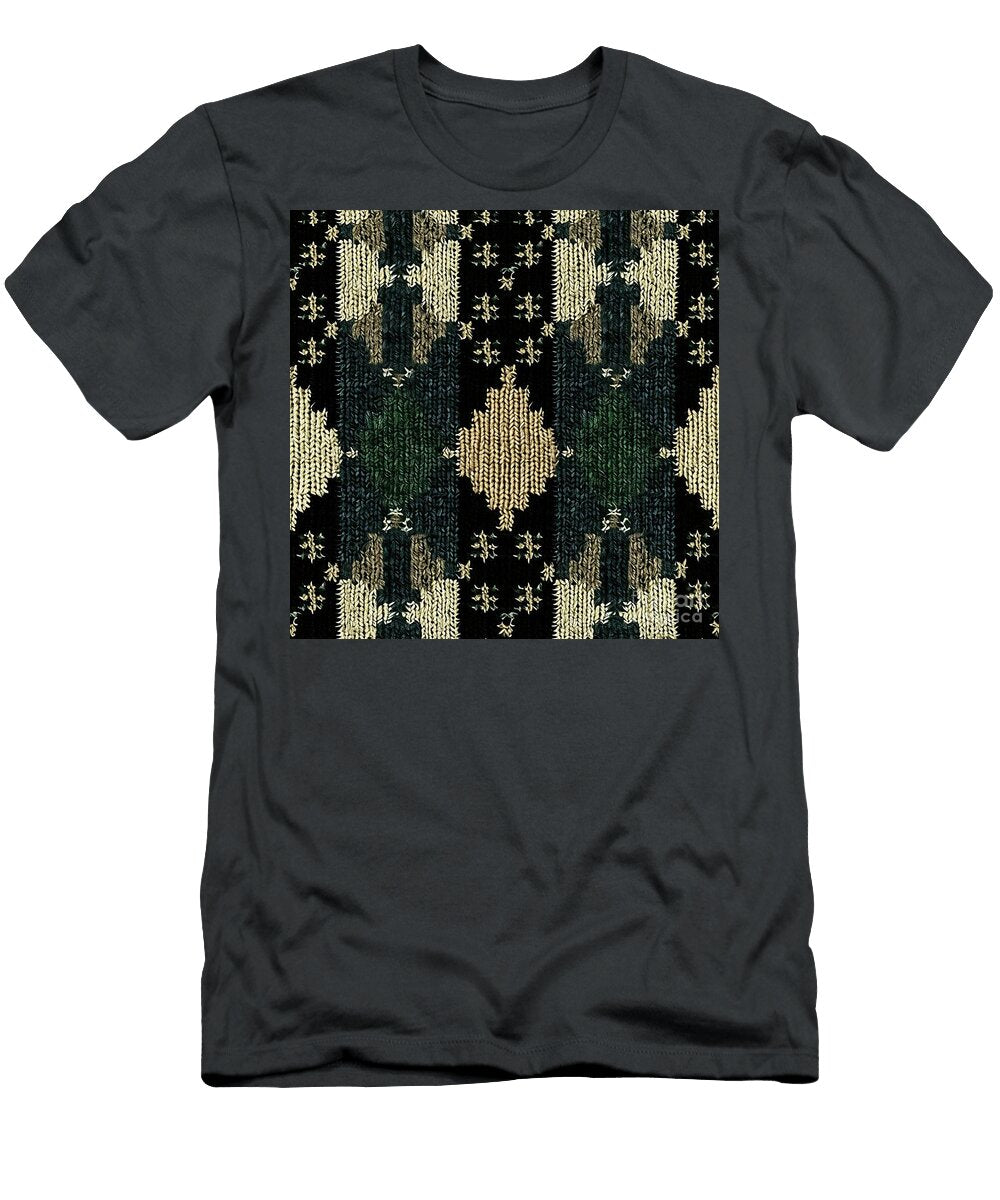 Ornate Textile Pattern Argyle Diamond Delight Patterns Gallery T-Shirt