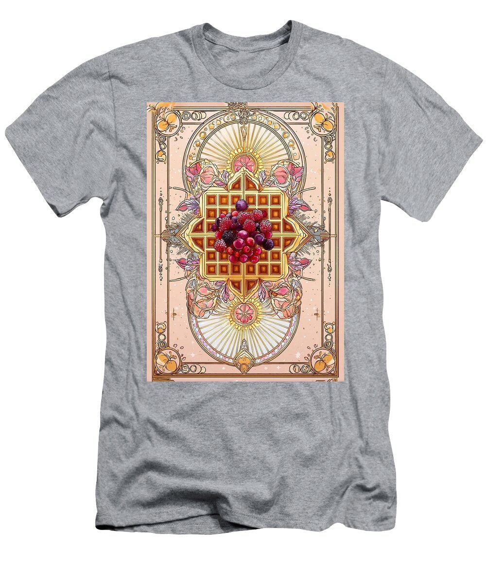 Ornate Waffle Breakfast Art Waffle May Chaney T-Shirt