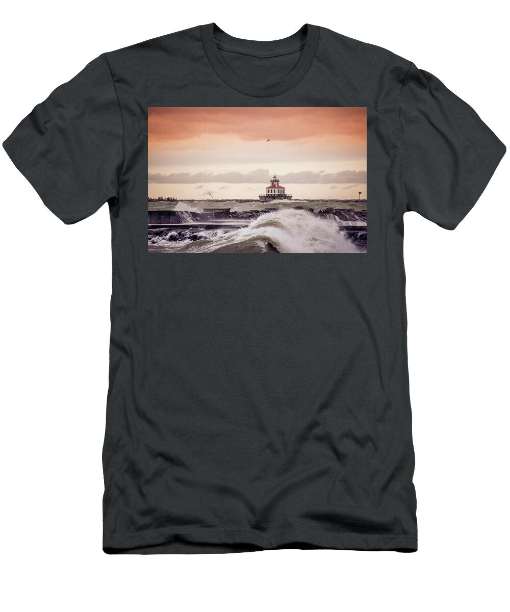 Oswegos West Pierhead Lighthouse Wayne Kirby T-Shirt