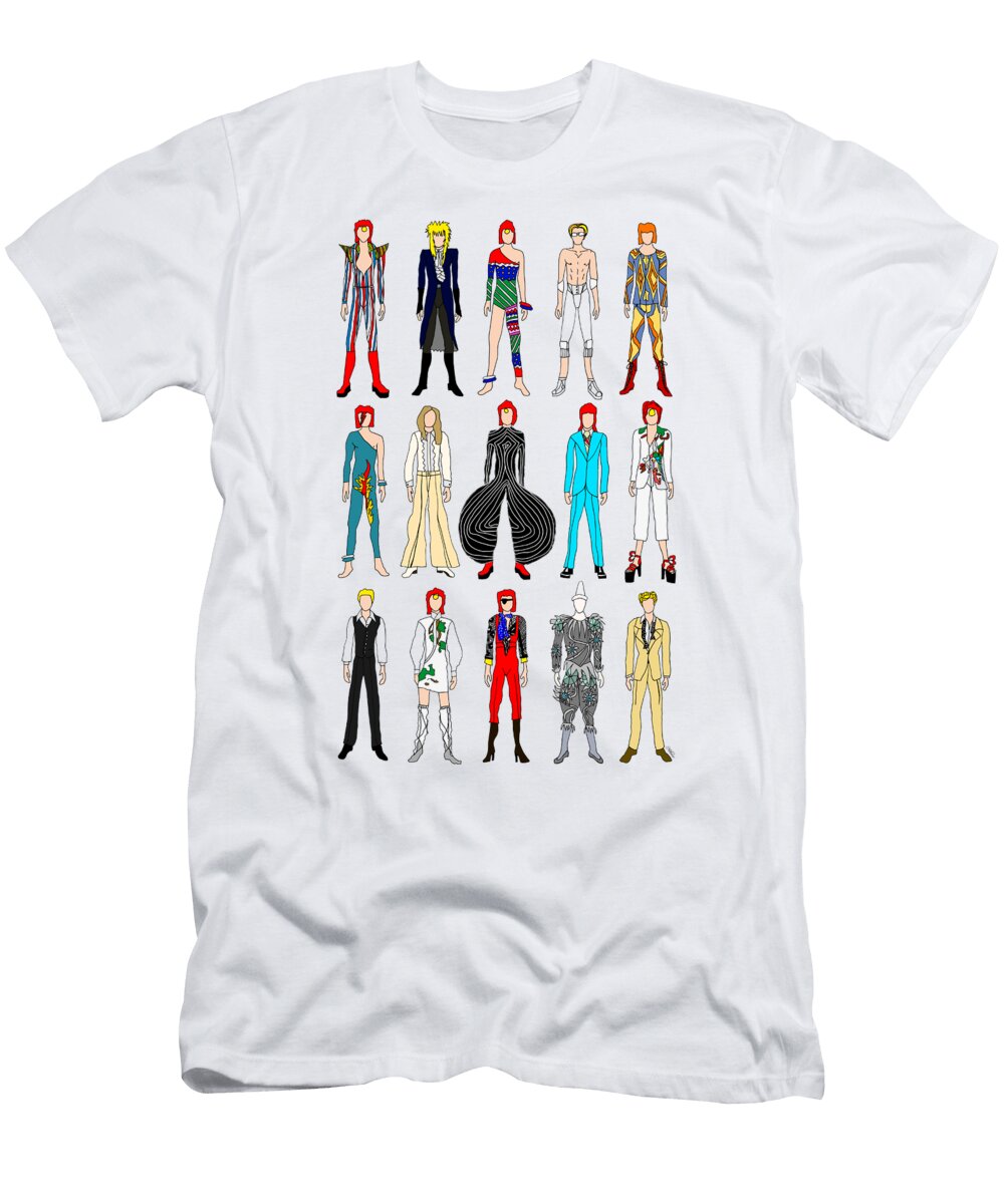 Outfits of Bowie Notsniw Art T-Shirt