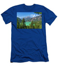 Overlook of Diablo Lake in North Cascades National Park in Washi Steven Heap T-Shirt