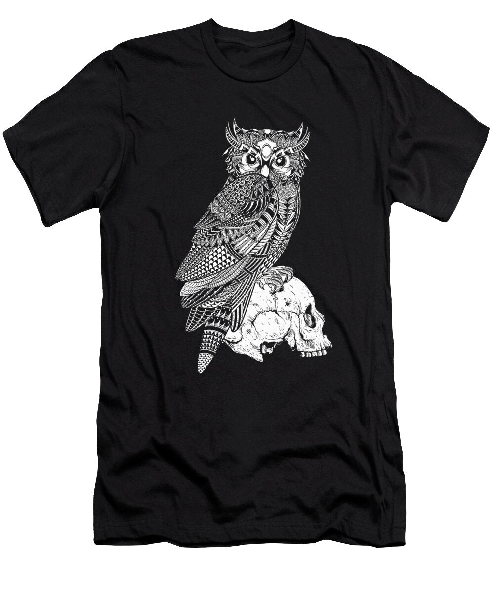 Owl Clutching Skull Ferona Fermoz T-Shirt