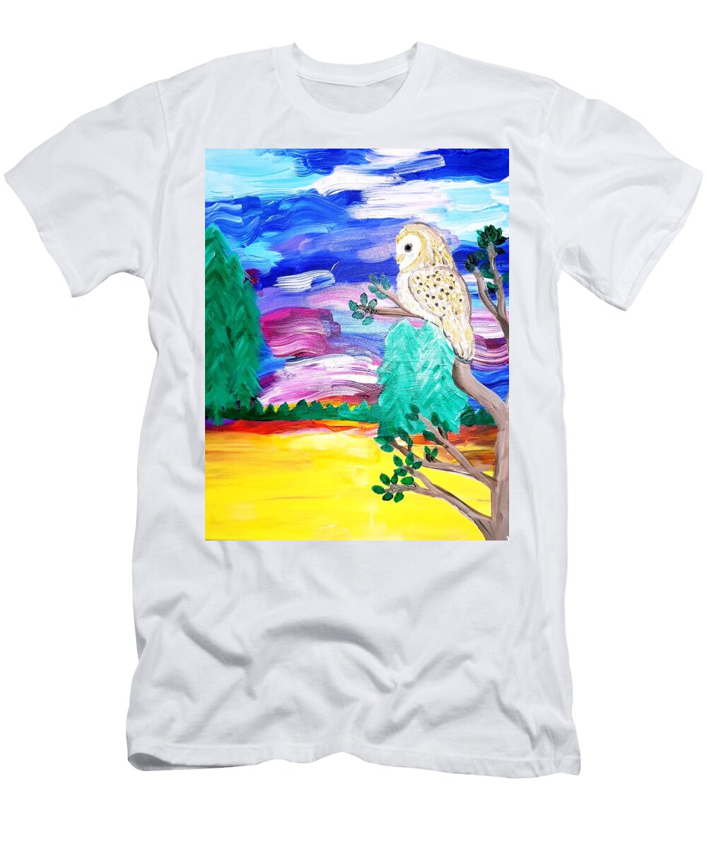 Owl Sunset Kristi Argyle T-Shirt