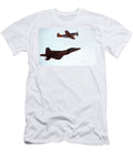 P 51 and F 22 Heritage Flight Sonoma County Airport California Wernher Krutein T-Shirt