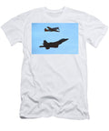P 51 and F 22 Heritage Flight Wernher Krutein T-Shirt