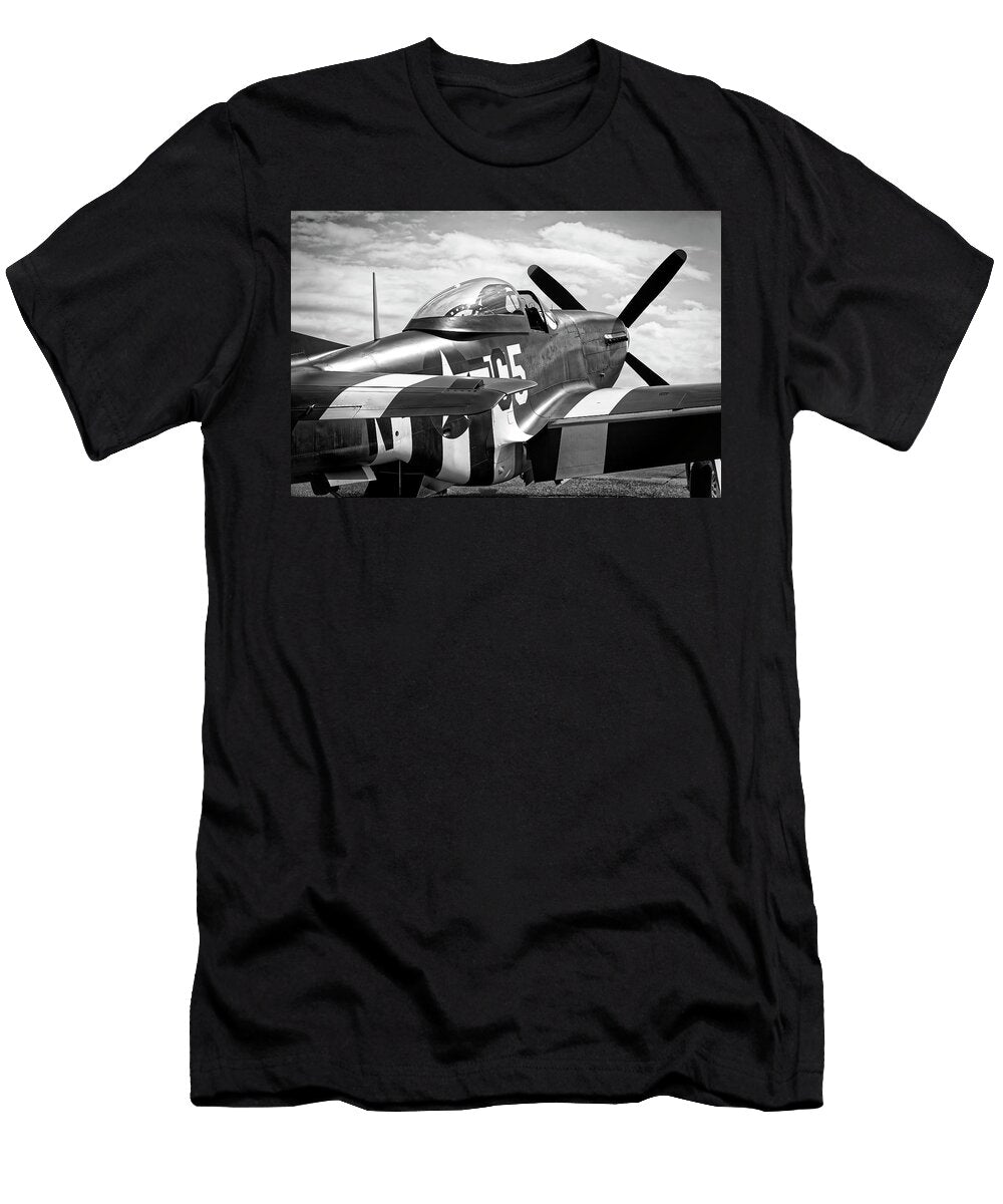 P 51 Mustang Frenesi Ian Merton T-Shirt